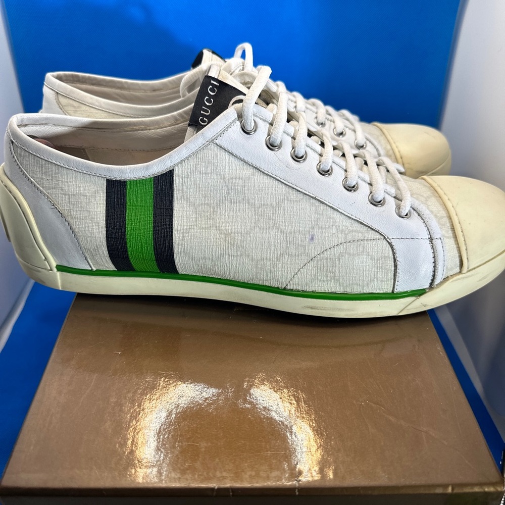 GUCCI Mens Low Tops Size 191397 10.5 G (US) 11.5 - Picture 1 of 15